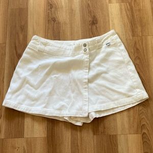 Guess White Denim Jean Skort Size 31